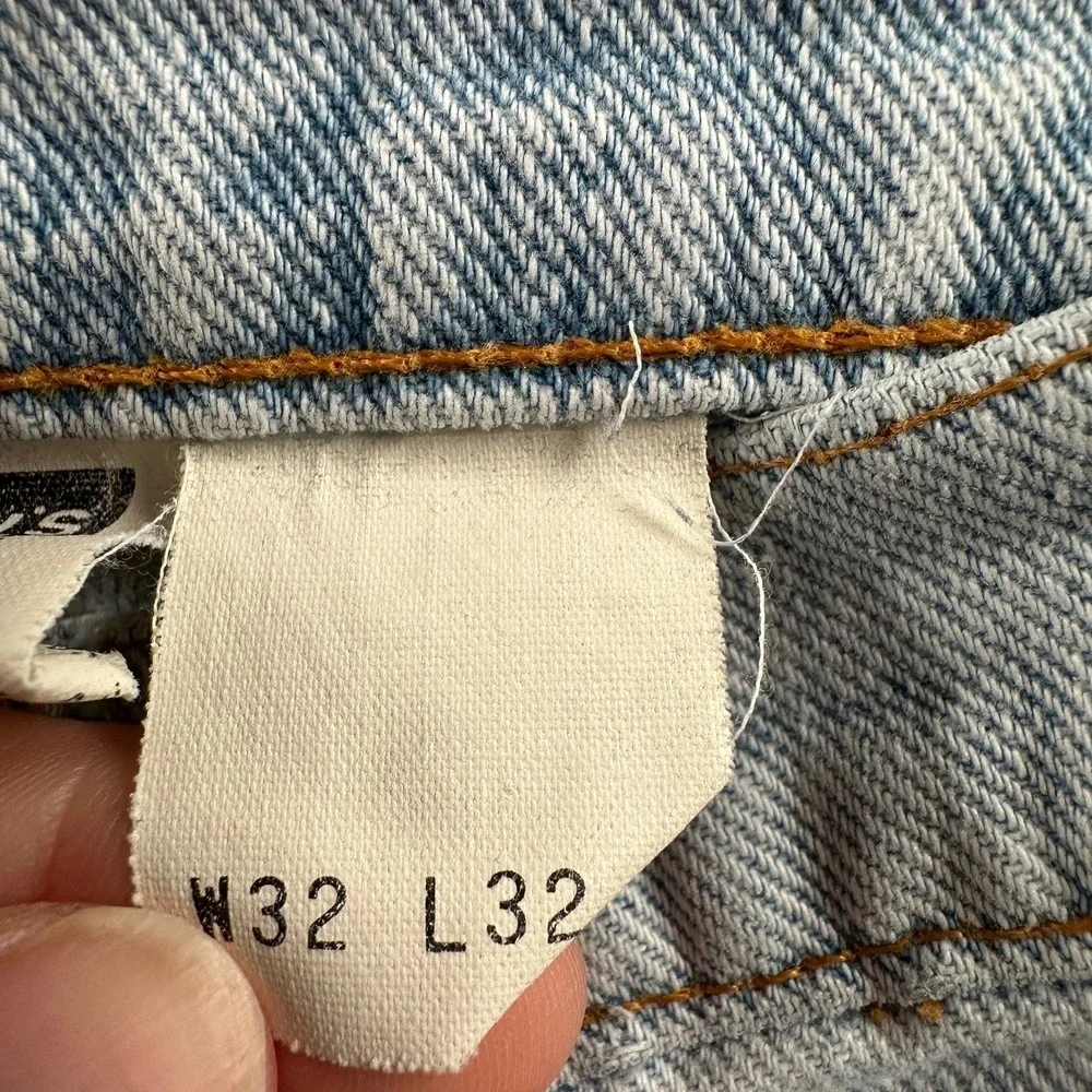 Vtg Levis 540 Jeans Mens 32x32(30x28 Fits)Relaxed Light‎ Wash Straight Leg 90's